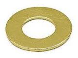 WASHER FLAT RND BRASS 6MM X 12.5 X 1.0 